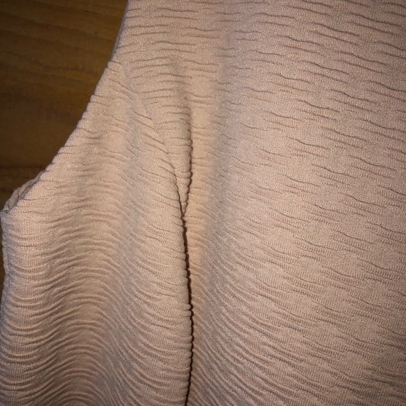 The Limited Dusty Rose lace overlay black belt size 6 sheath midi dress - Picture 7 of 16